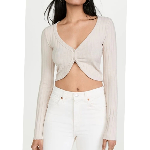 Cotton Citizen Capri Cropped Cardigan - Picture 1 of 8